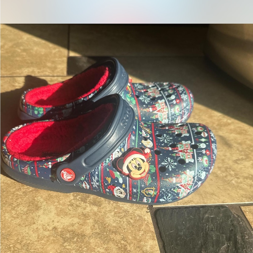 Crocs Christmas Disney Mickey Mouse Patterned - image 2